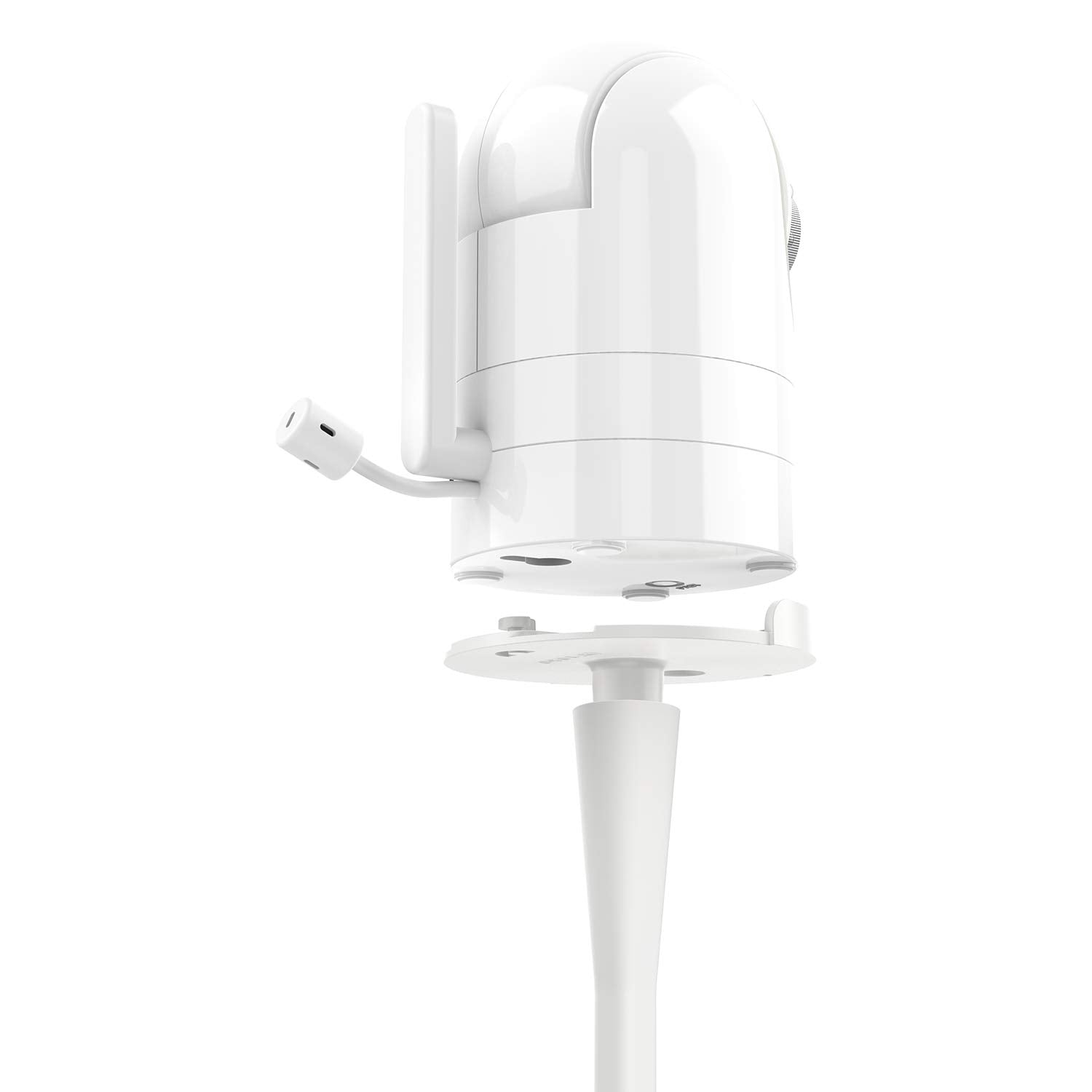 Aobelieve mount attached to a shelf bracket for versatile placement.