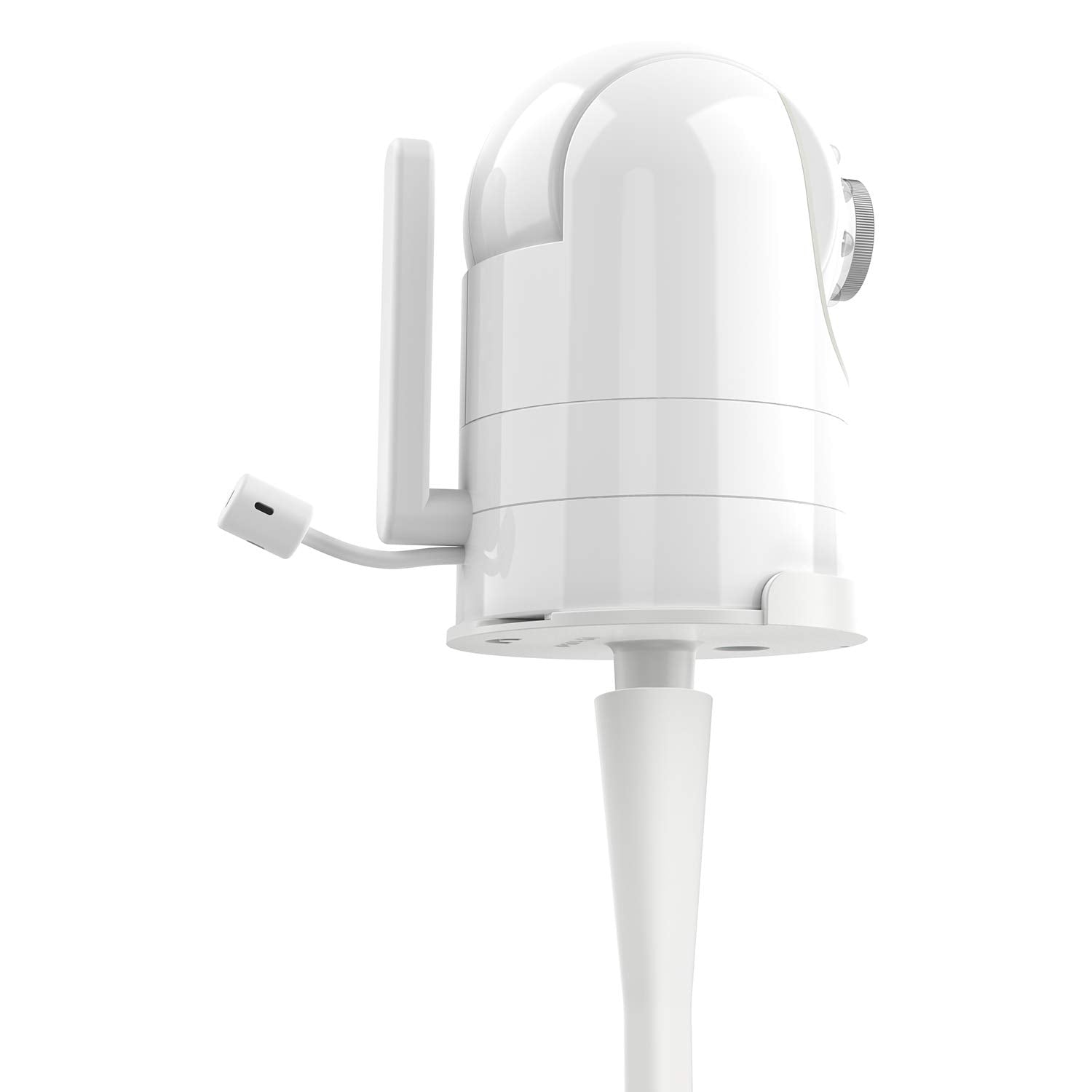 Aobelieve mount with tilt over crib for clearer angles.