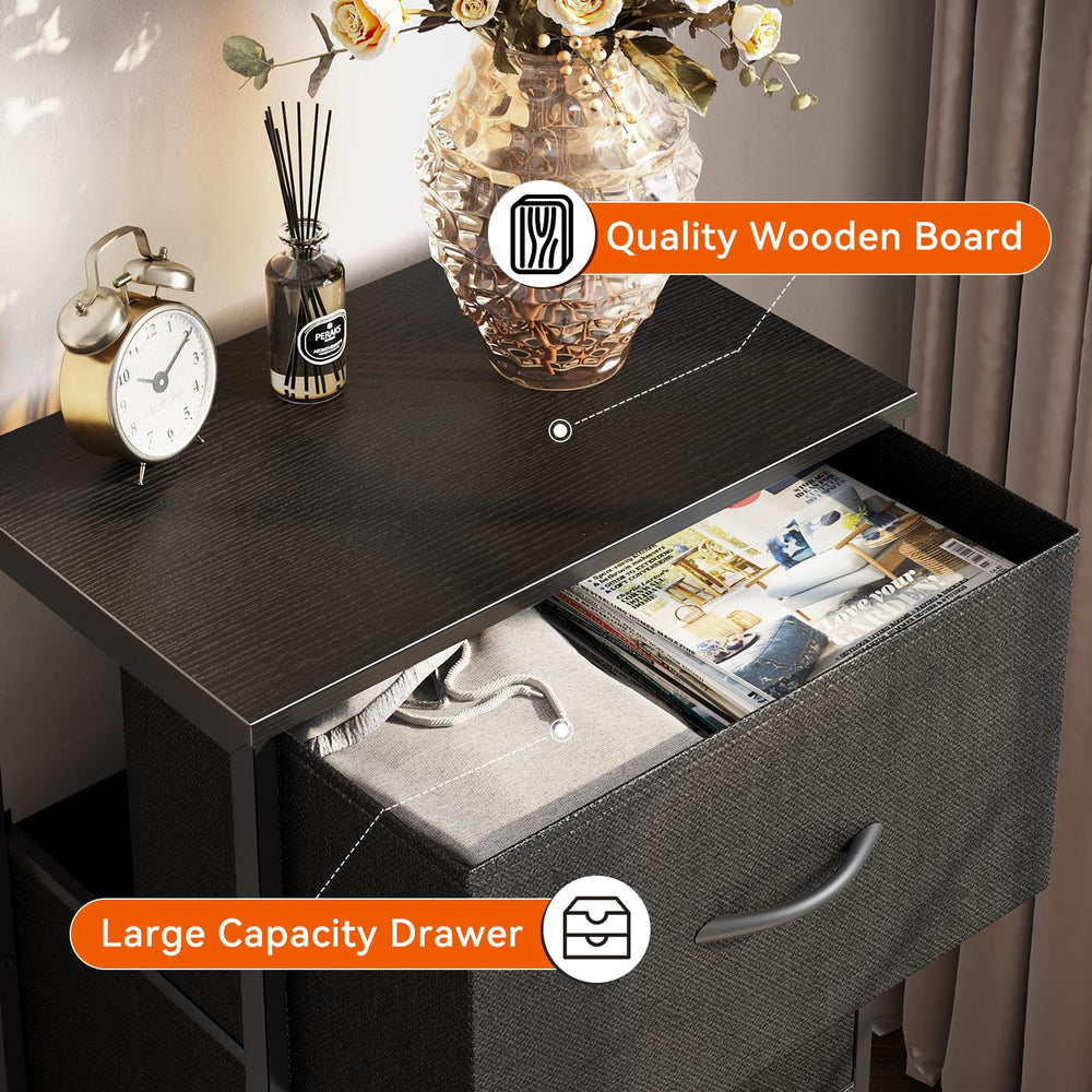 AODK dresser anti-tipping design enhances stability for busy rooms.