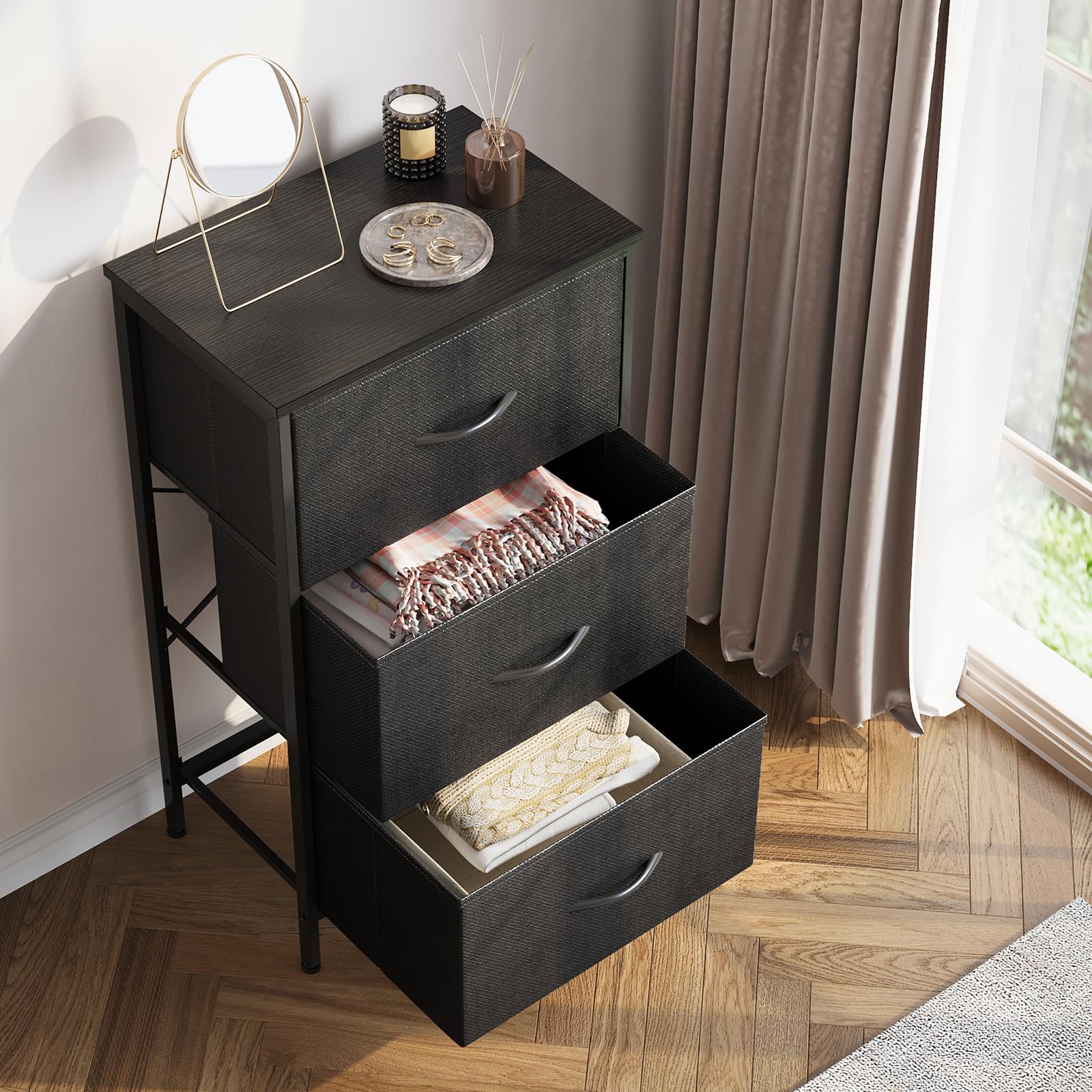 AODK dresser compact storage for bedroom or living room use.