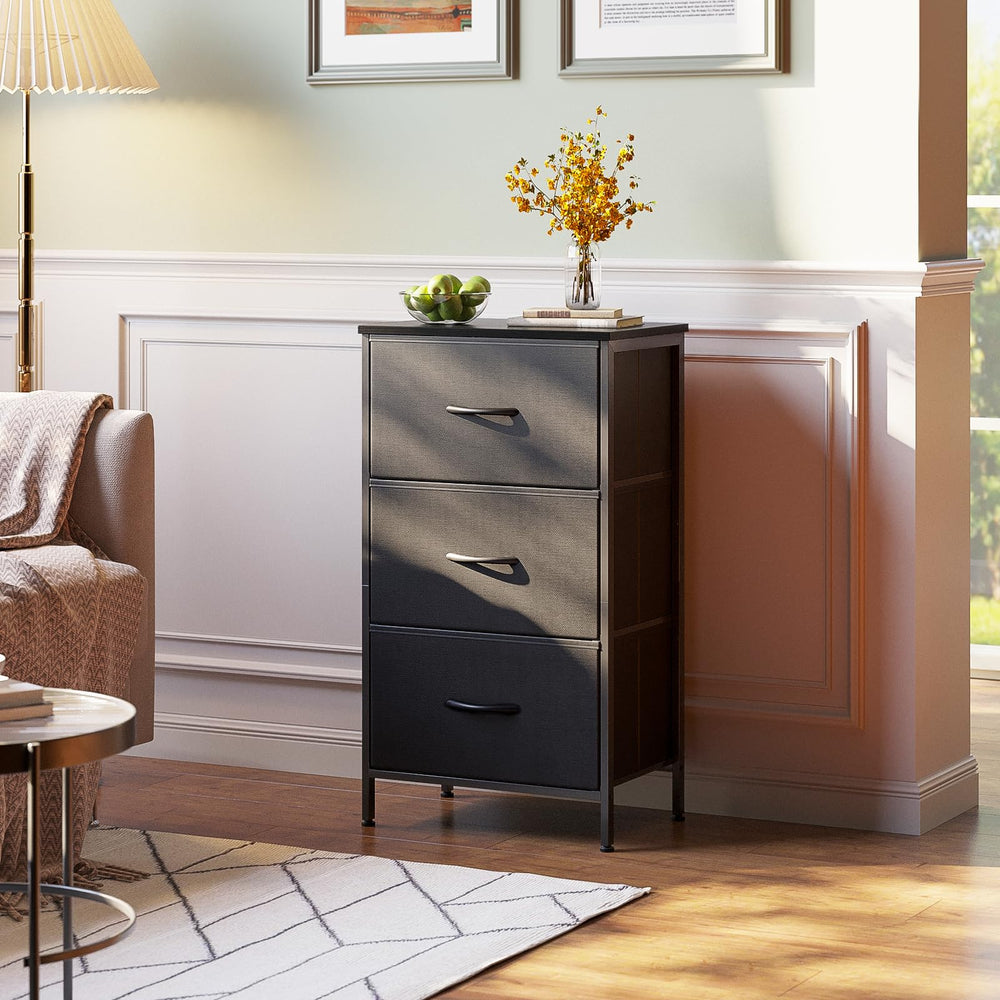 AODK dresser sturdy metal frame ensures lasting support.
