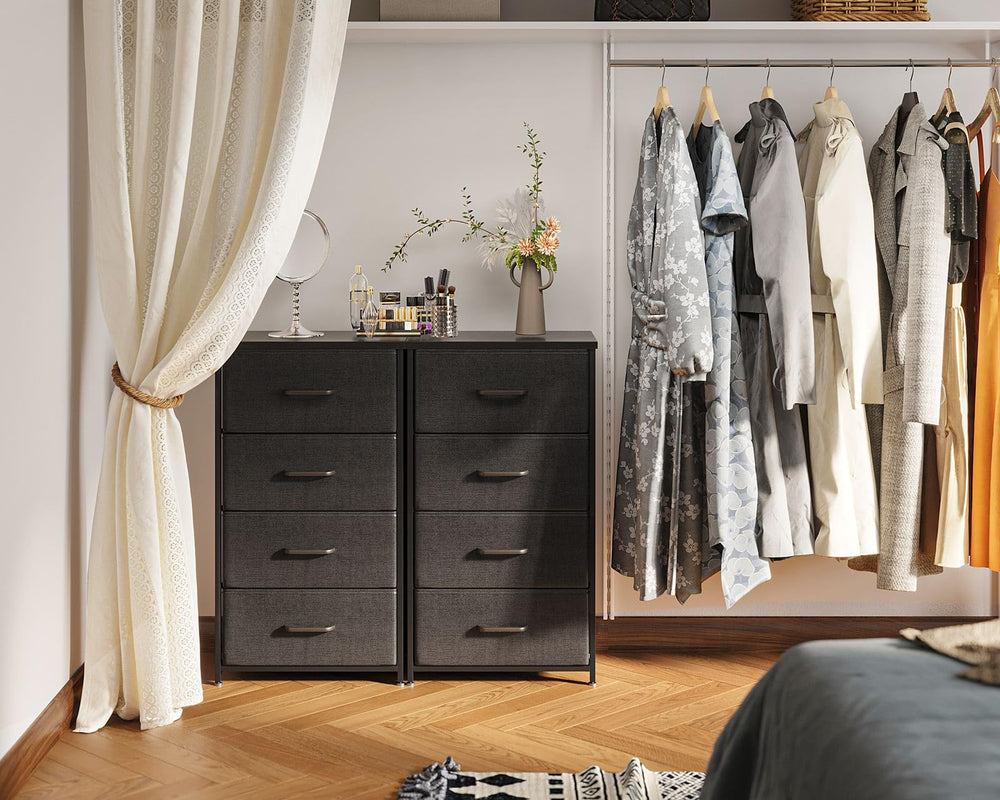 AODK dresser sturdy top and feet support heavier items safely.