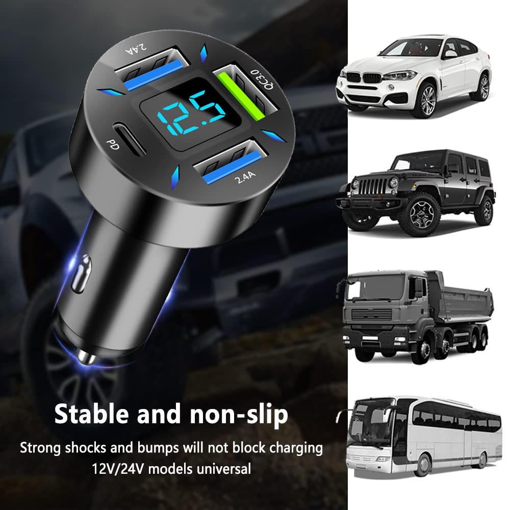 Aokdom anti-slip construction withstands bumpy drives and keeps power flowing