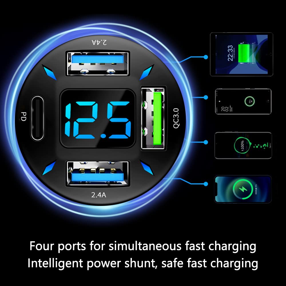 Aokdom LED-lit charger improves visibility at night and helps plug in