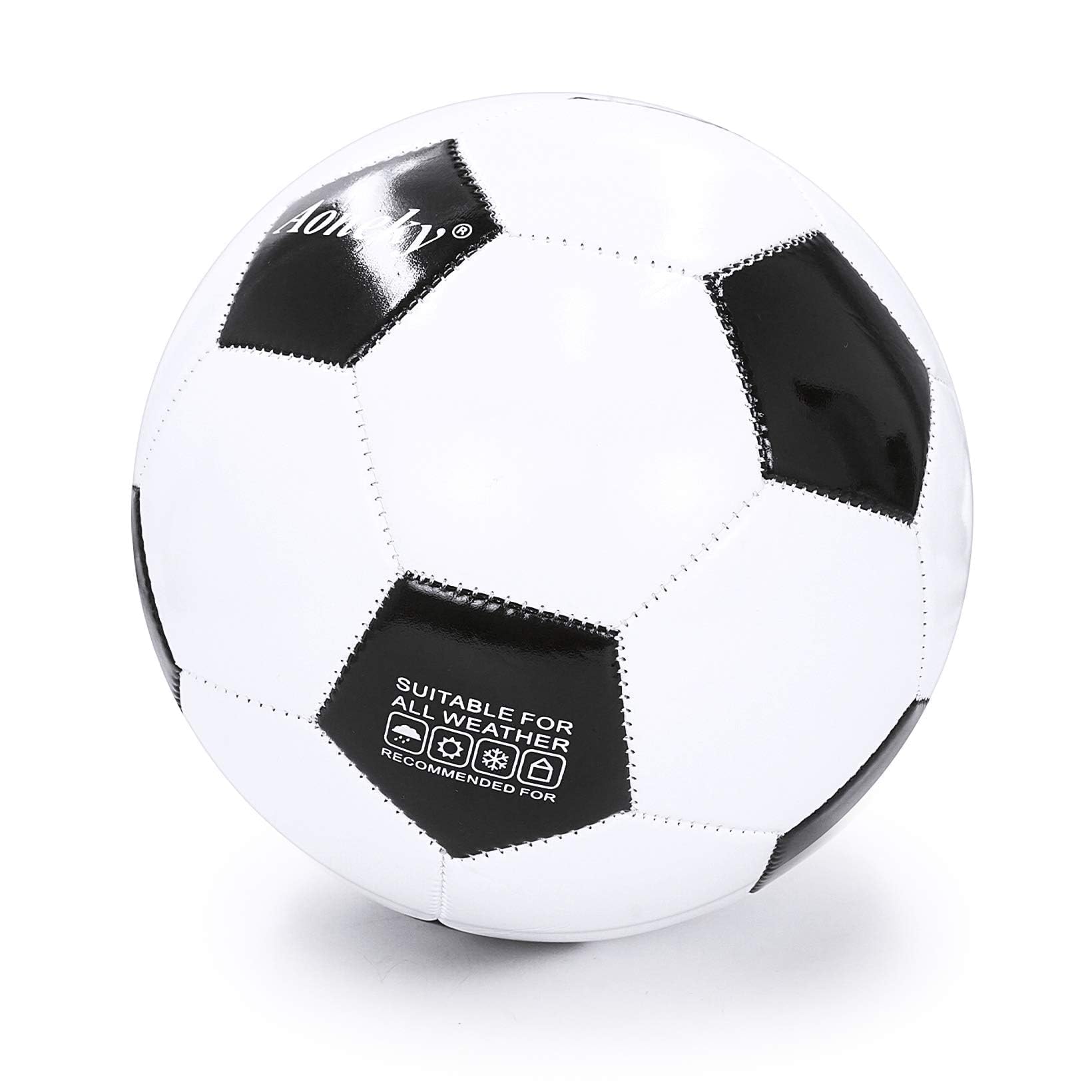 Aoneky high-visibility black and white design aids tracking on field