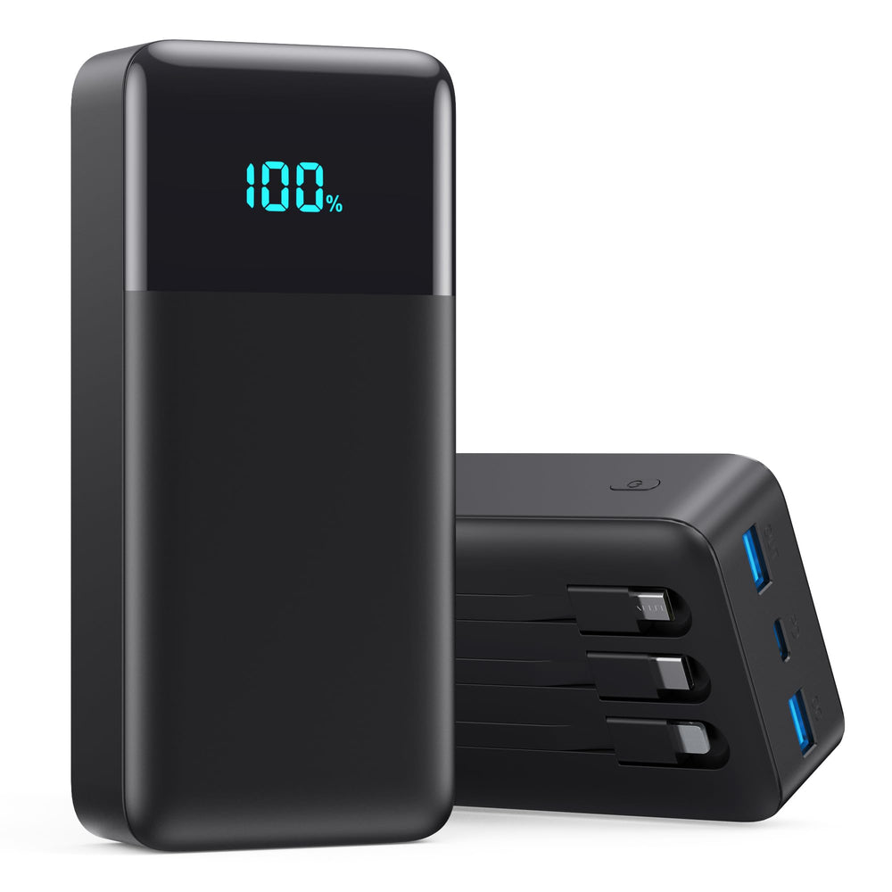 AONIMI portable charger 60800mAh powering multiple devices during travel