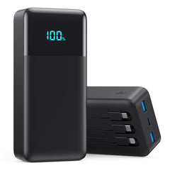 AONIMI portable charger 60800mAh powering multiple devices during travel