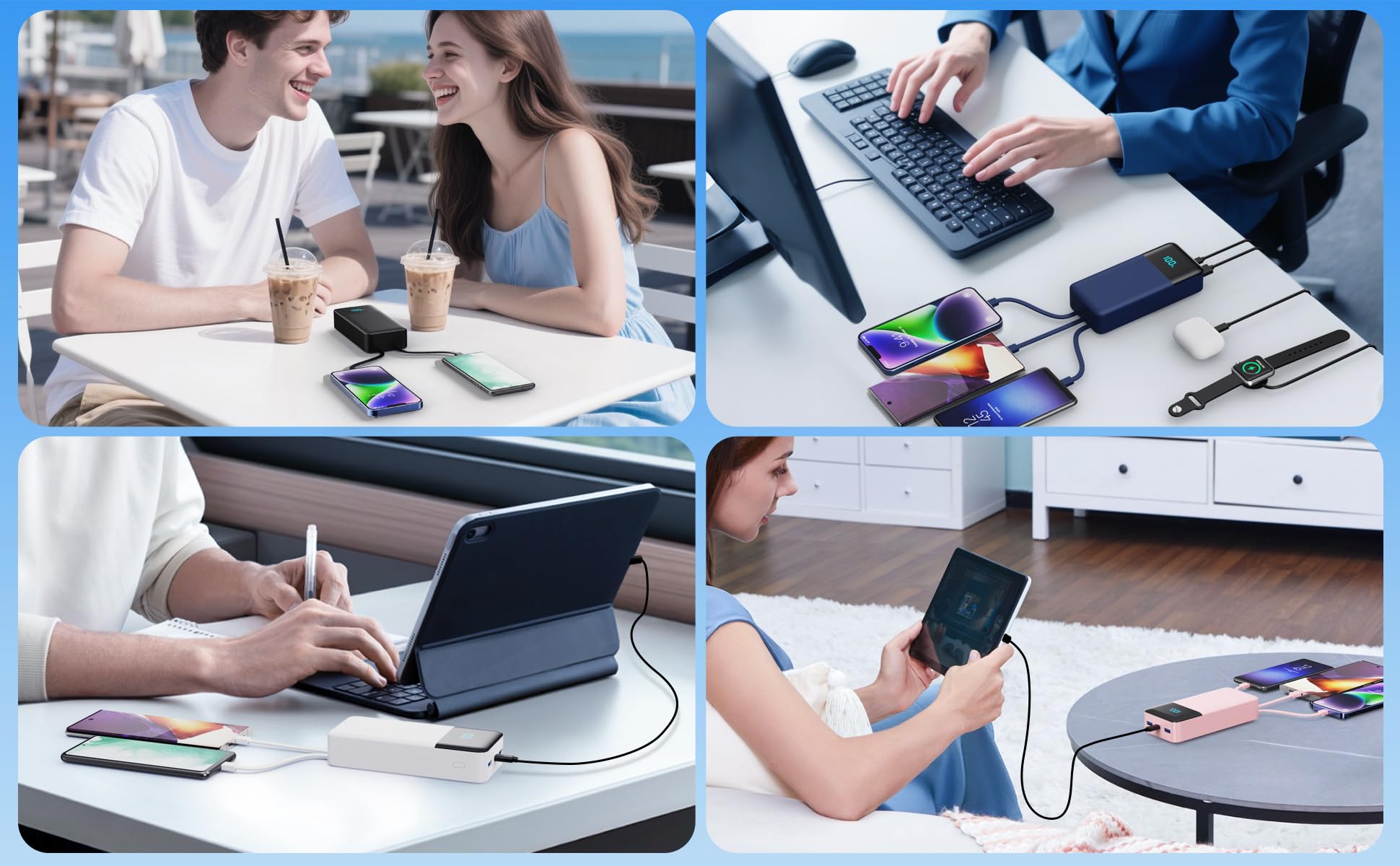 AONIMI compact travel friendly design fits in a backpack