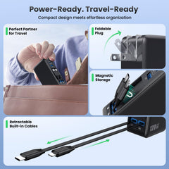 AONIMI USB C charger with USB A port ready for accessories