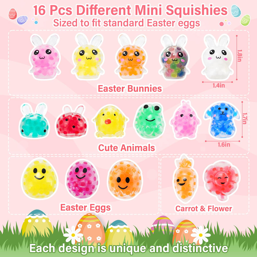 AONSOULE mini squishies assortment close-up for tactile fun