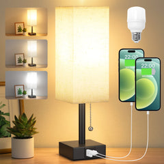 aooshine bedside lamp shows three color temperatures for warm, neutral, and cool light, ideal for evenings.