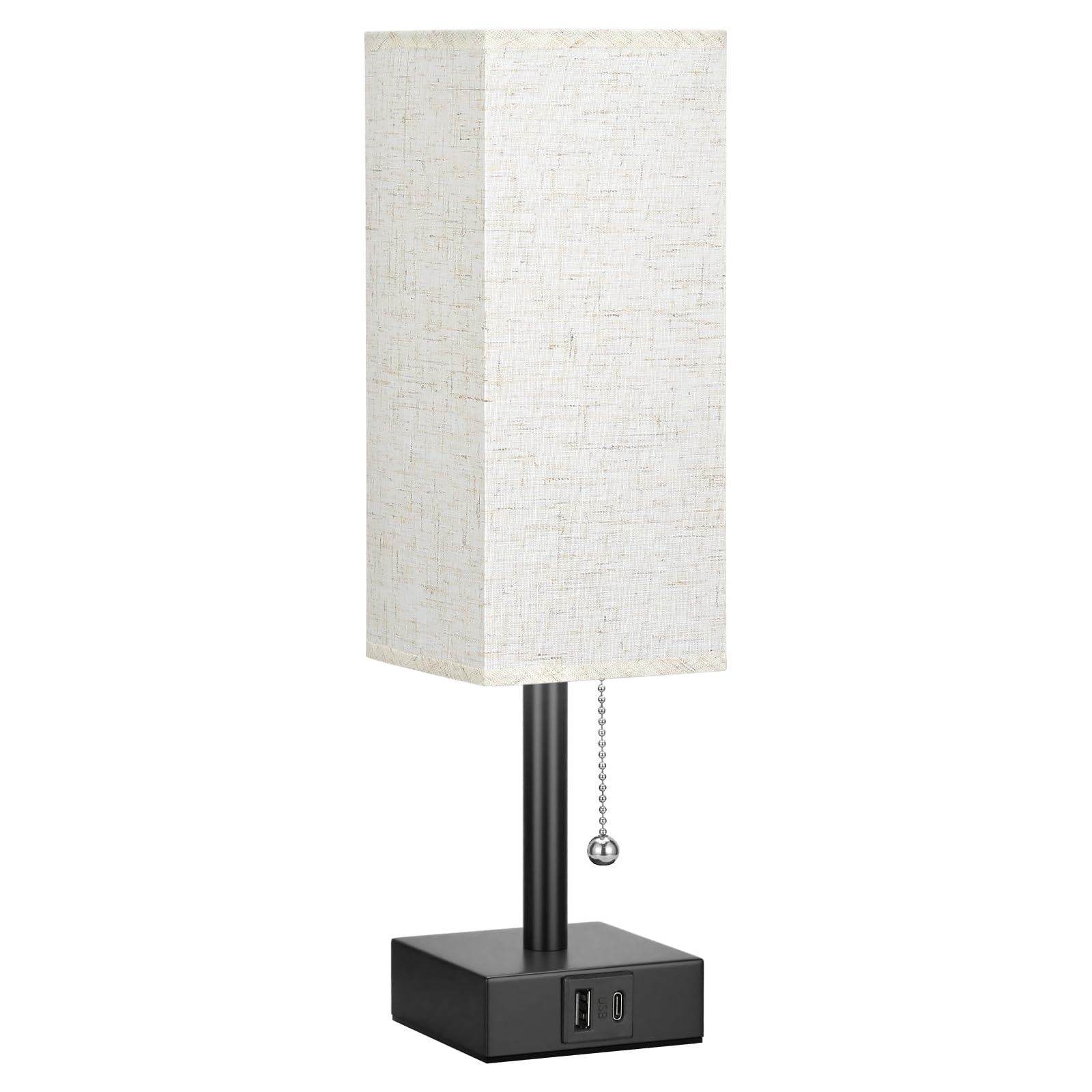 aooshine 14.7-inch lamp fits compact spaces with a stable base.