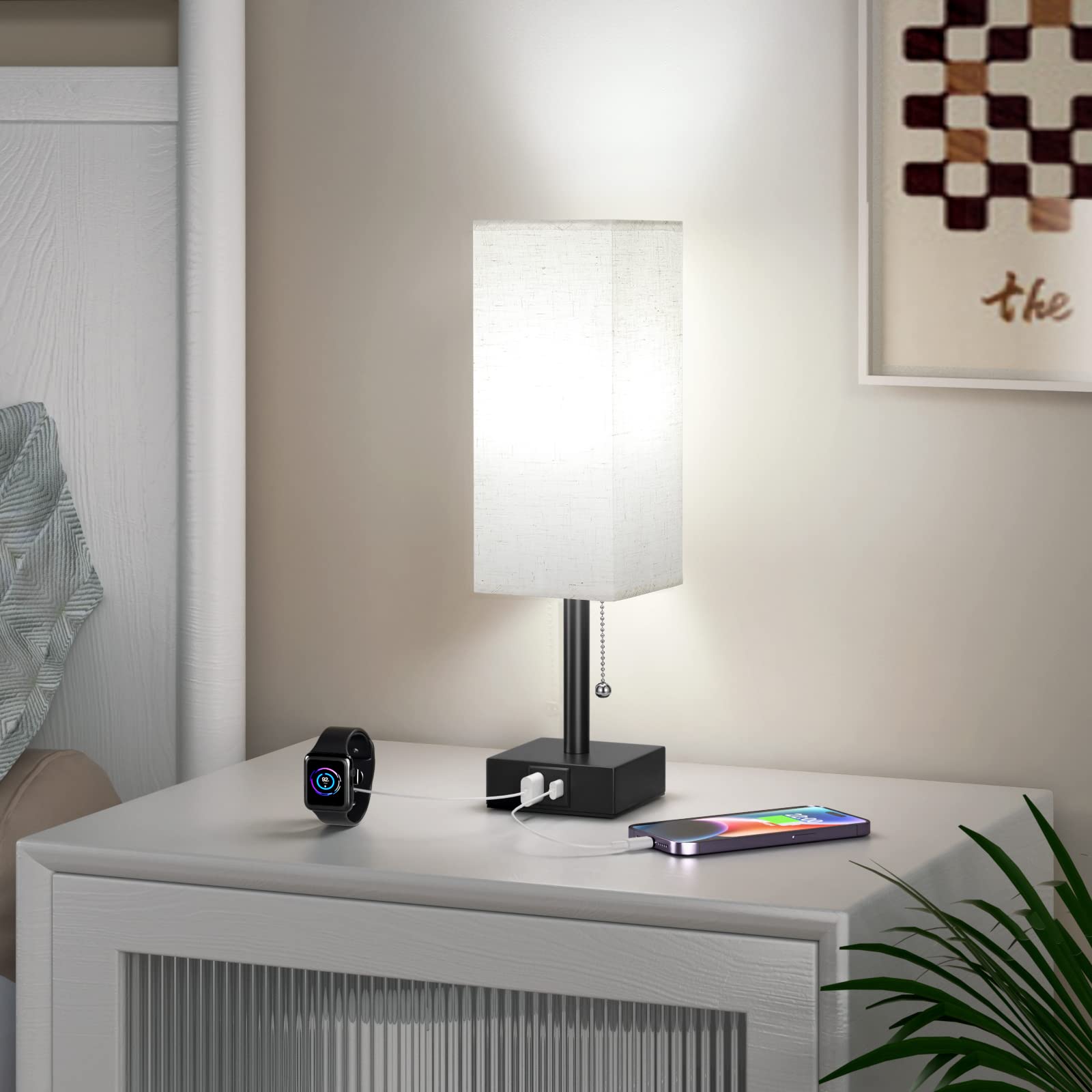 aooshine lamp in reading mode provides focused light for books and tasks.