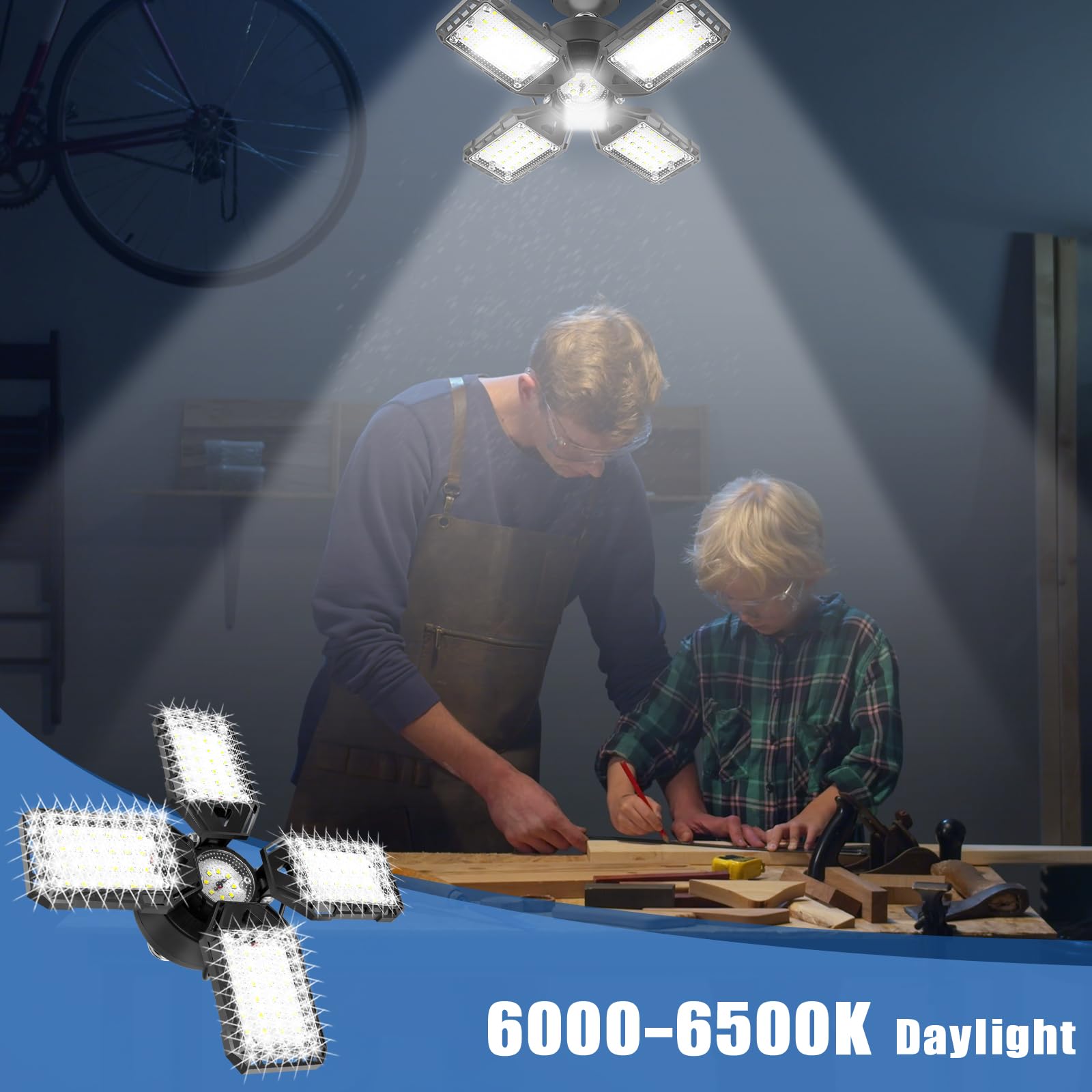 Aoretic energy-saving LED reduces power use while maintaining brightness.