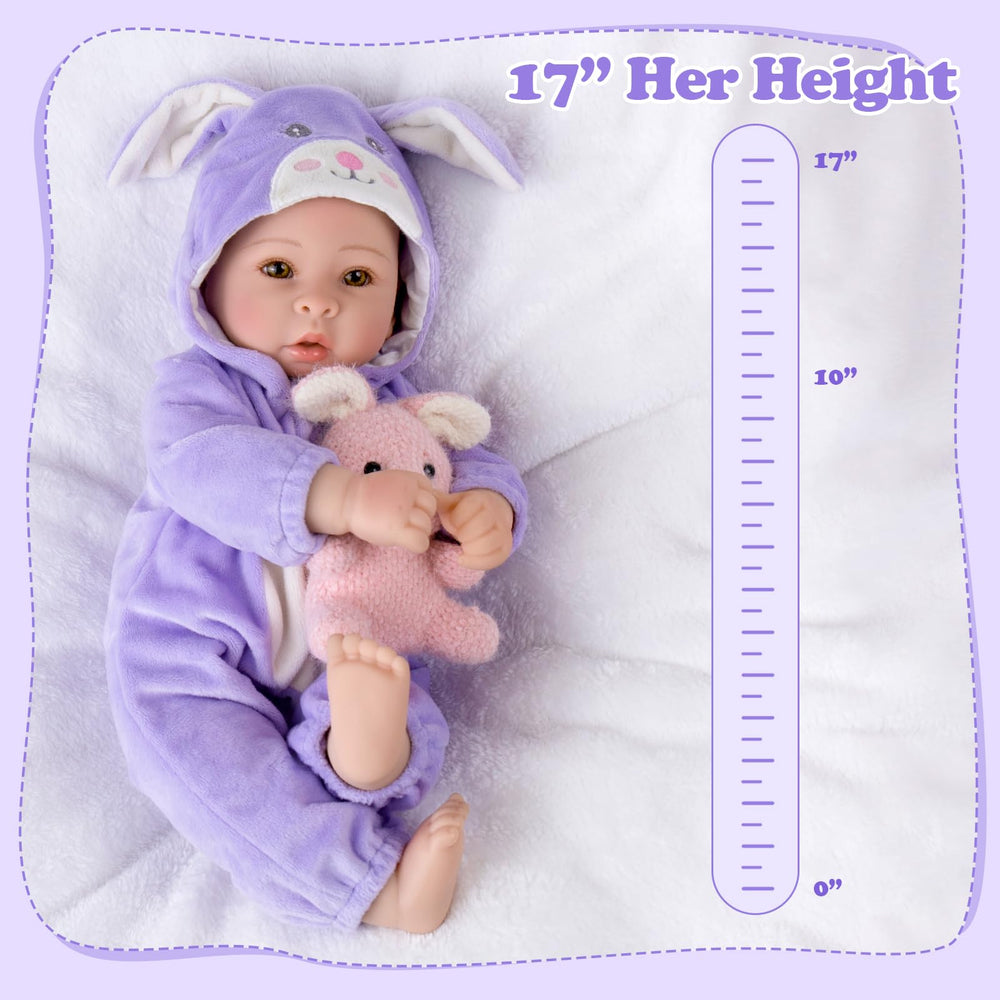 Aori Real Baby Doll meets safety standards with non-toxic materials for ages 3+.