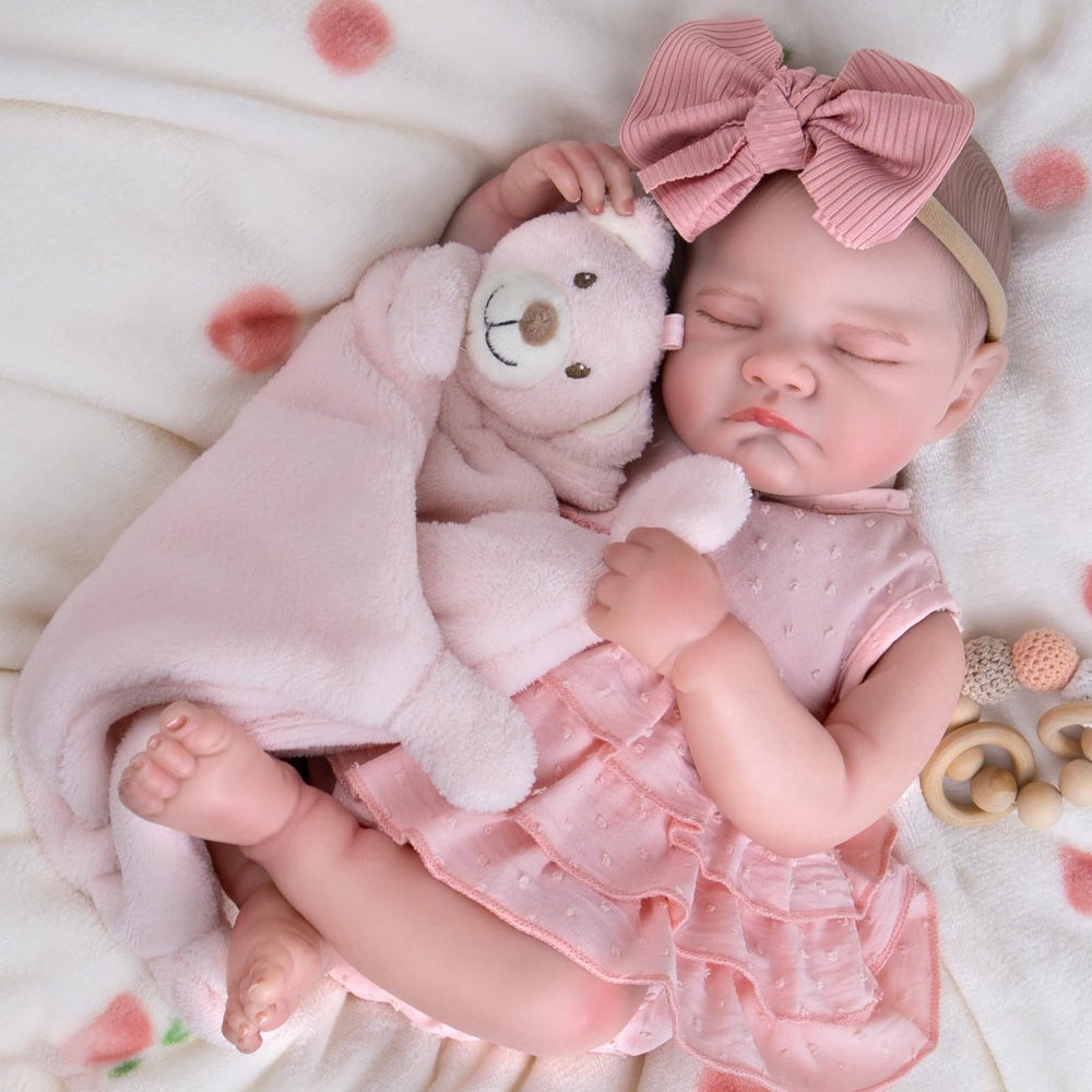 Aori Reborn Baby Doll 20in detailed hands and feet for posing.