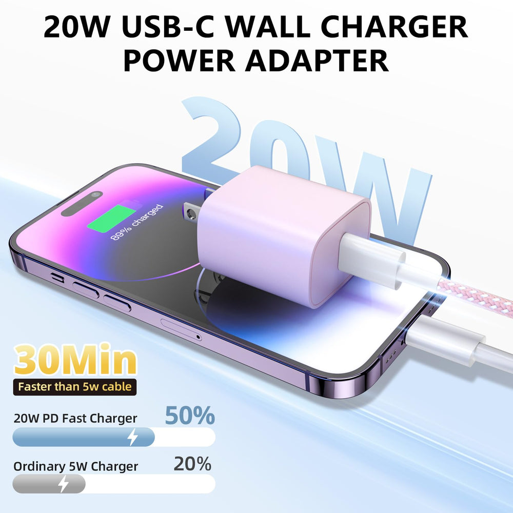 Aorle USB-C six-foot charging cable for flexible desk or bed charging