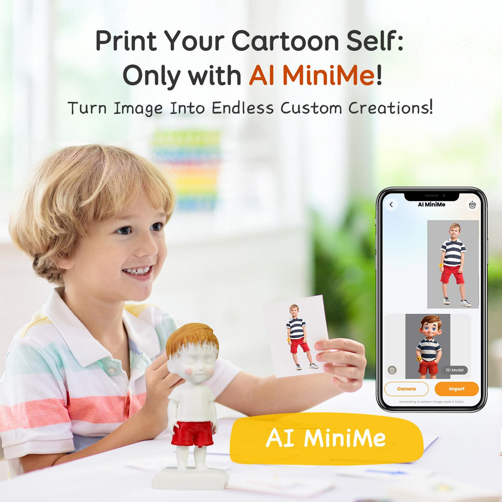 AOSEED X-MAKER JOY AI+ enclosed design with smart app control boosts safety during printing.