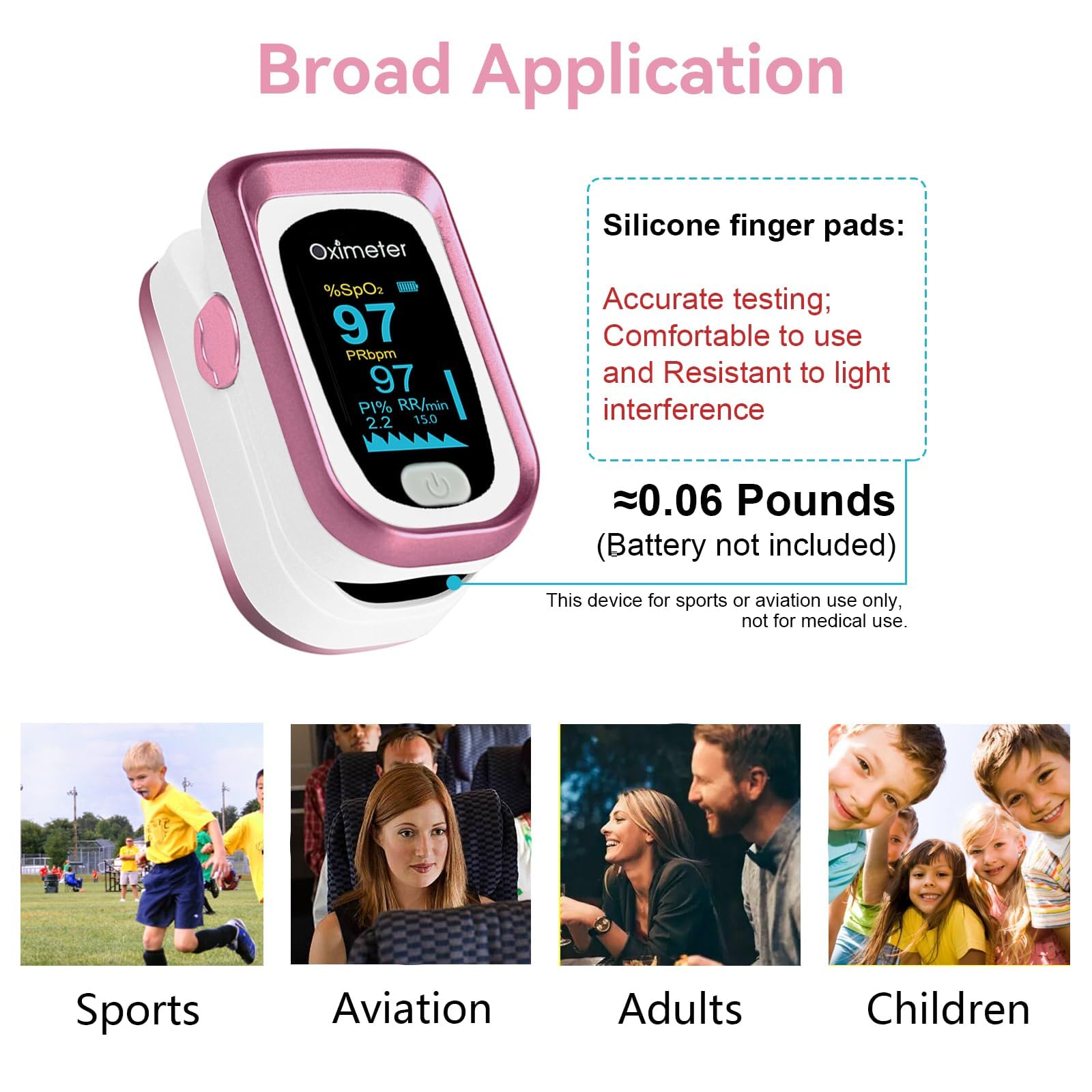 Aosenwell oximeter shows respiration rate for breathing practice