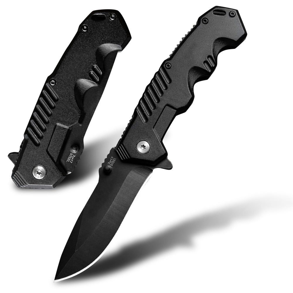 AOSILEY pocket folding knife with stainless steel blade for versatile outdoor tasks.