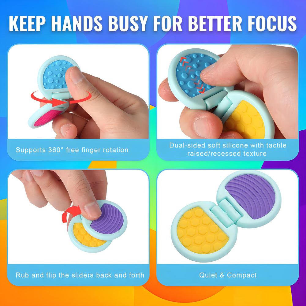 AOSTEONG fidget-texture-bumps-wave showing tactile exploration benefits