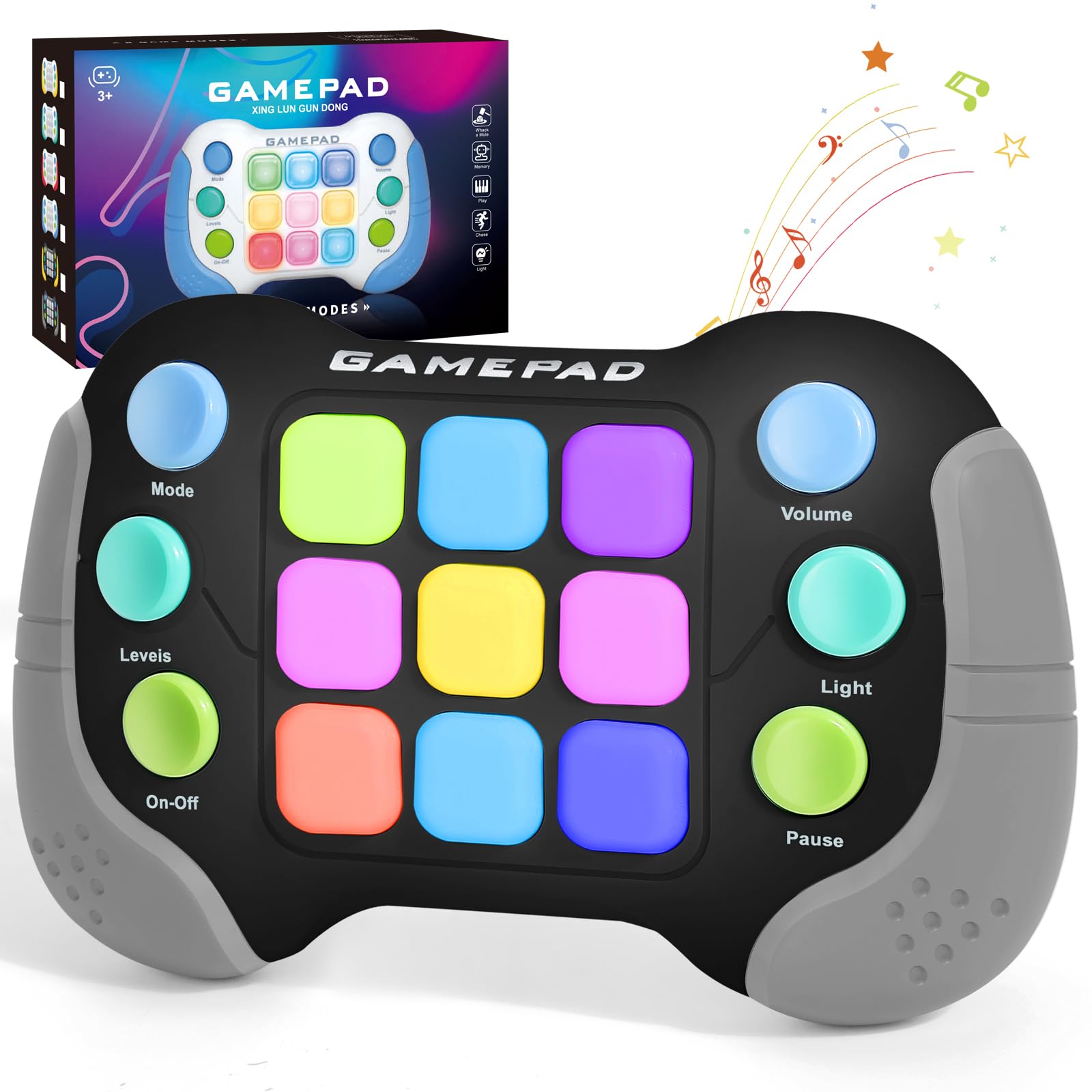 AOTIBO fast push gamepad front view for quick focus during study breaks