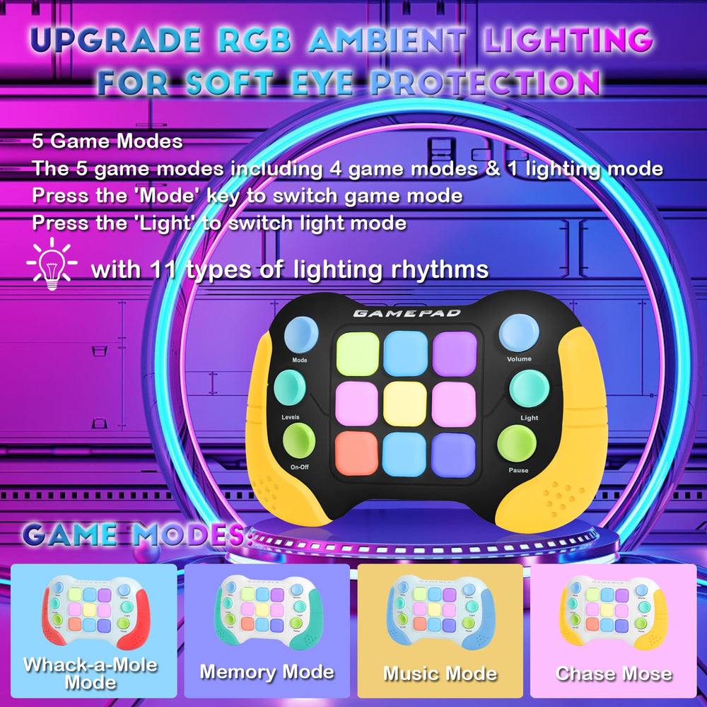 AOTIBO fast push gamepad side view with ergonomic grip for comfortable, extended play