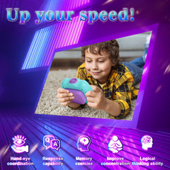AOTIBO Fast Push Machine side view with lights, ideal for sensory engagement