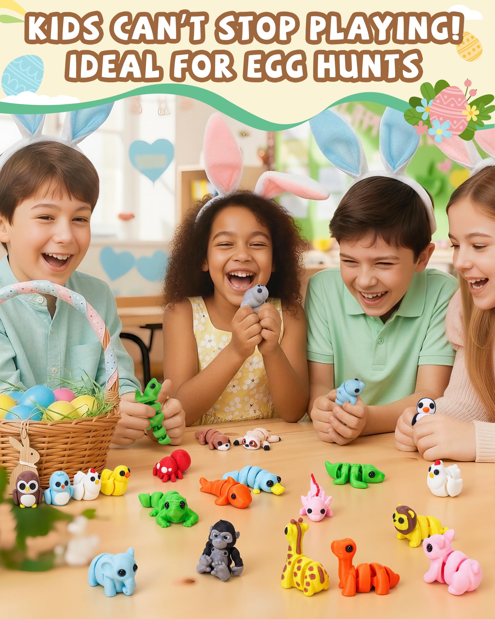 Aousin Easter egg fillers bringing color and surprise to egg hunts and classroom rewards