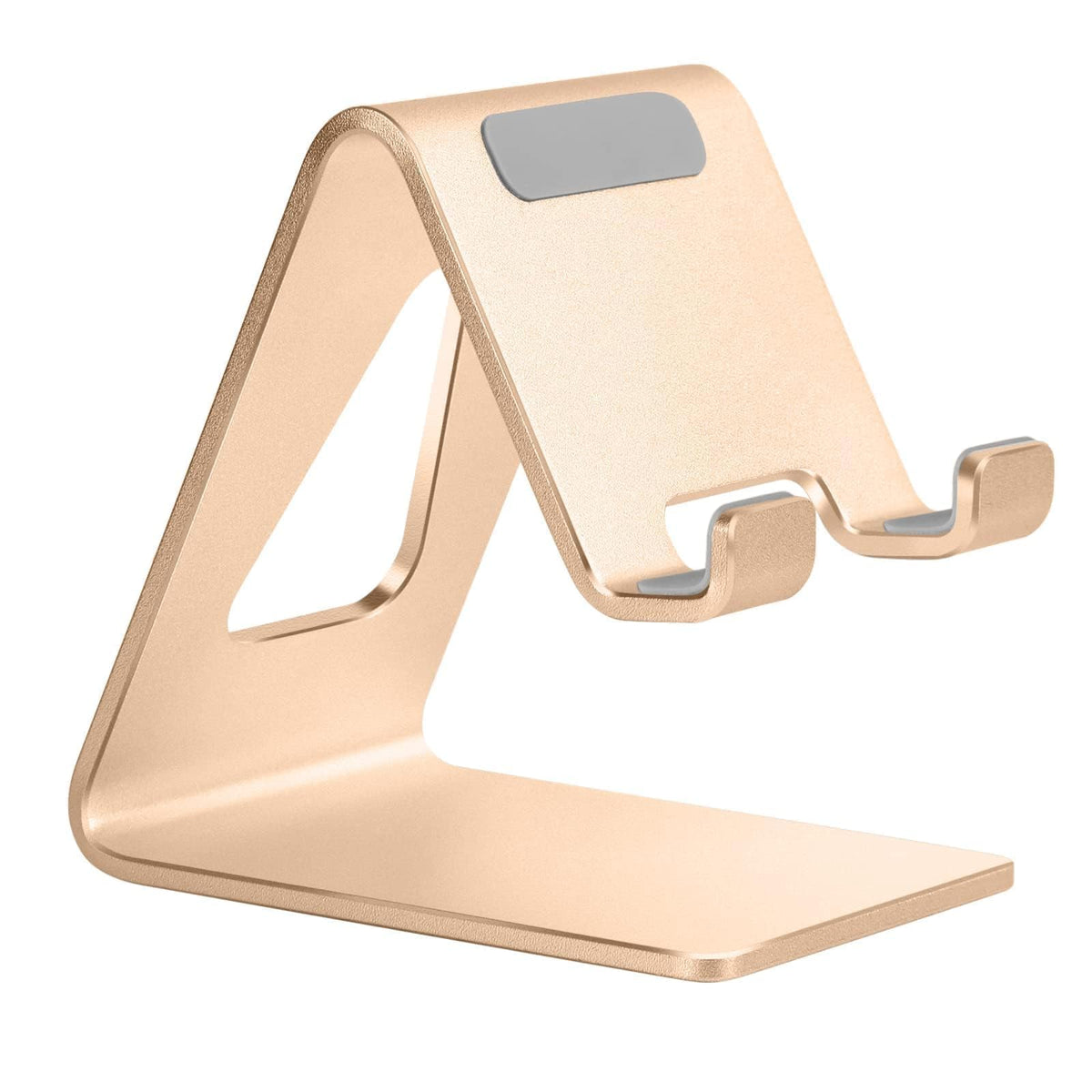 Aoviho Desk Phone Stand front view with stable aluminum build