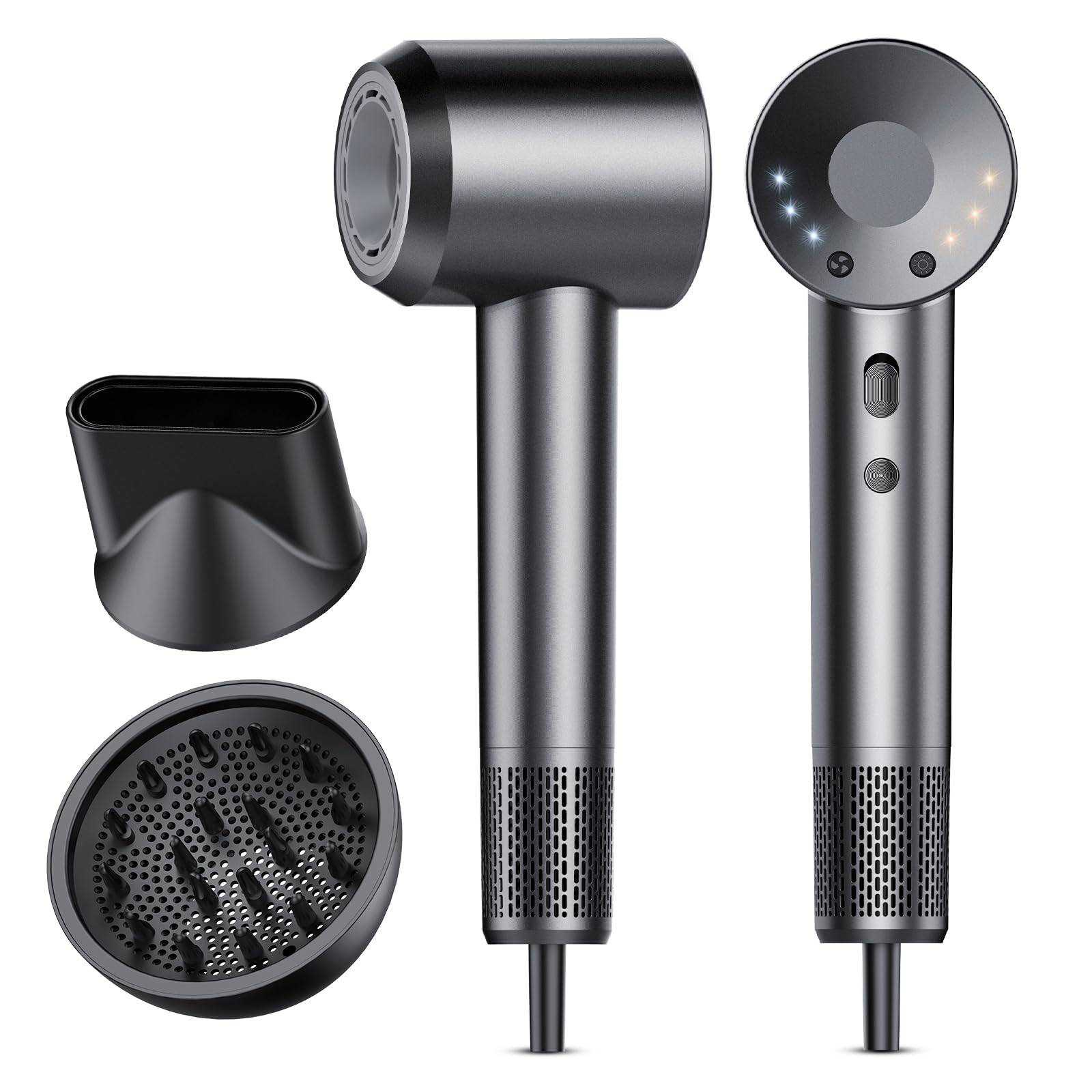Aowoka Hair Dryer with high-speed motor for rapid drying.