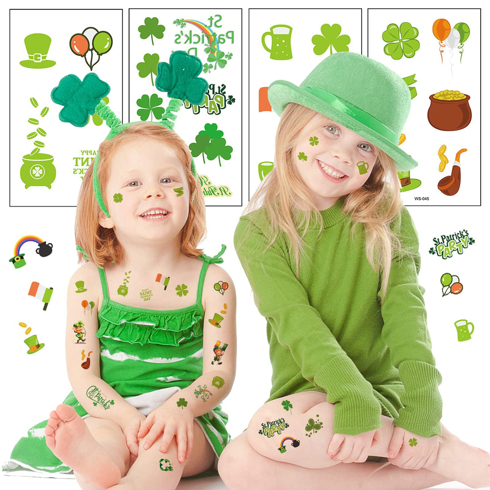 AOYOO Irish flag tattoo—bold colors for parades and celebrations.