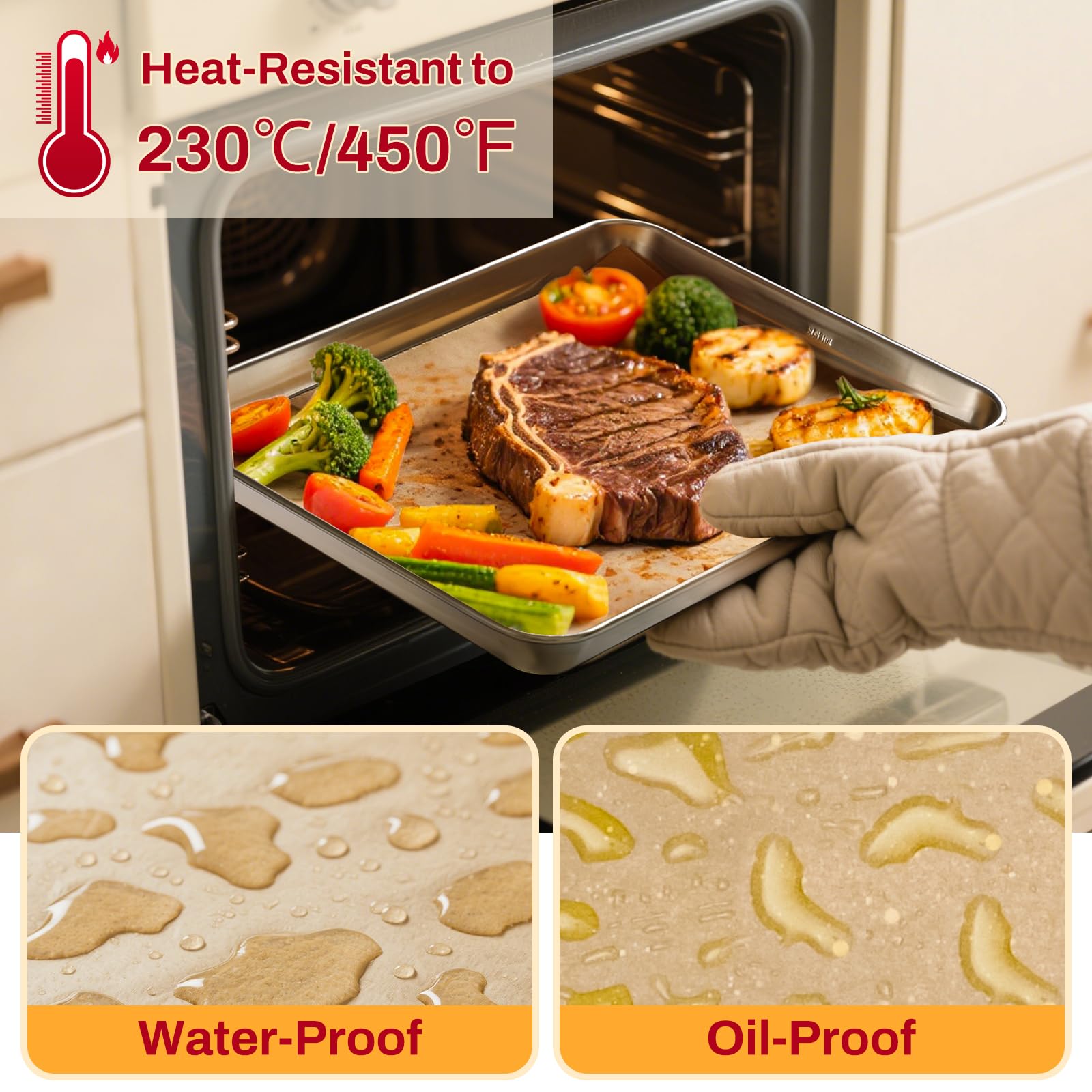 AOZITA air fryer parchment liner in use.