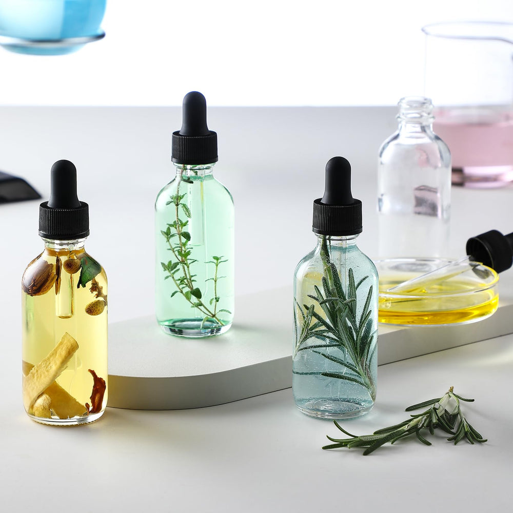 AOZITA complete bottle set with funnel and labels neatly displayed
