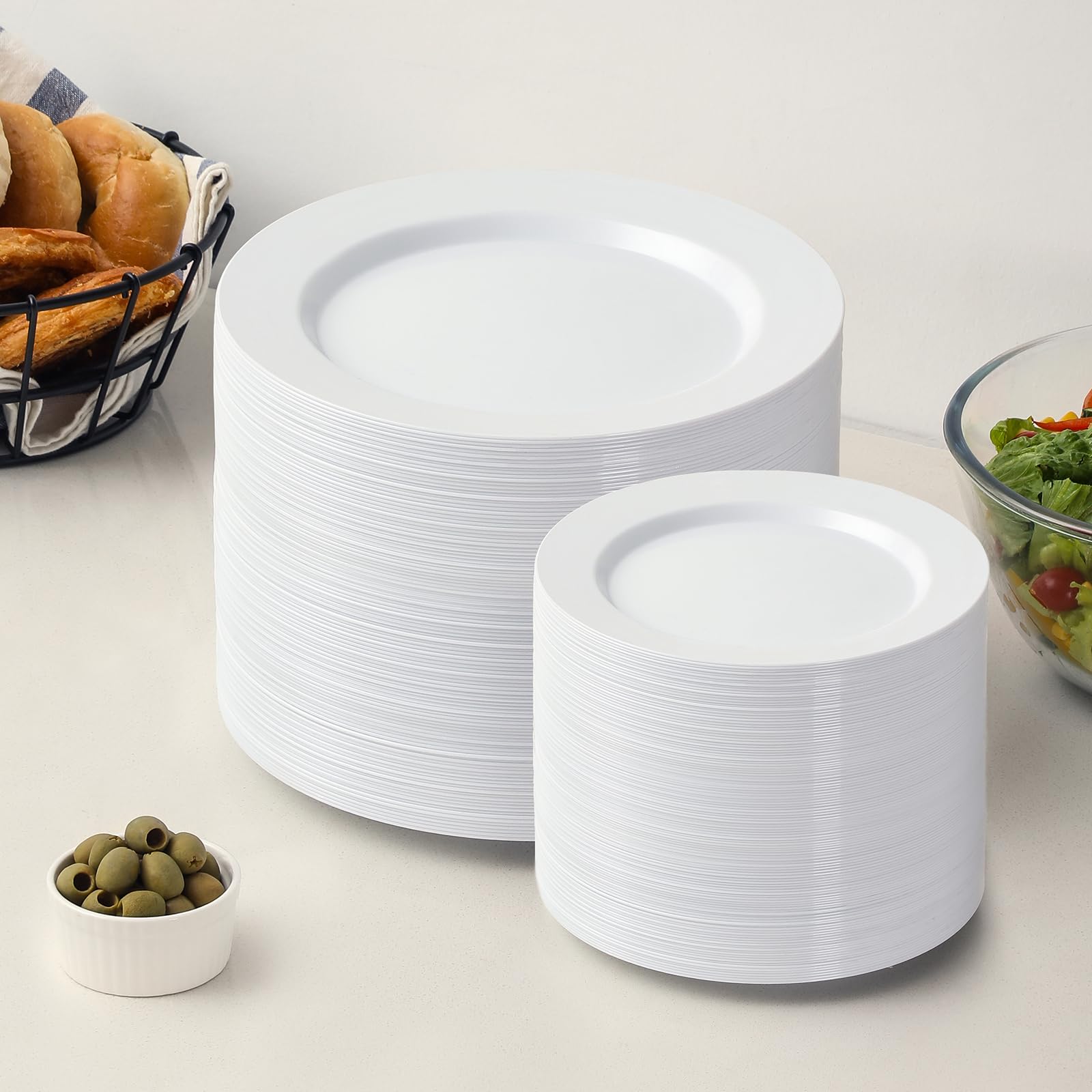 AOZITA disposable plates after party for quick cleanup.