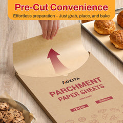AOZITA non-stick parchment for effortless cookies and breads.