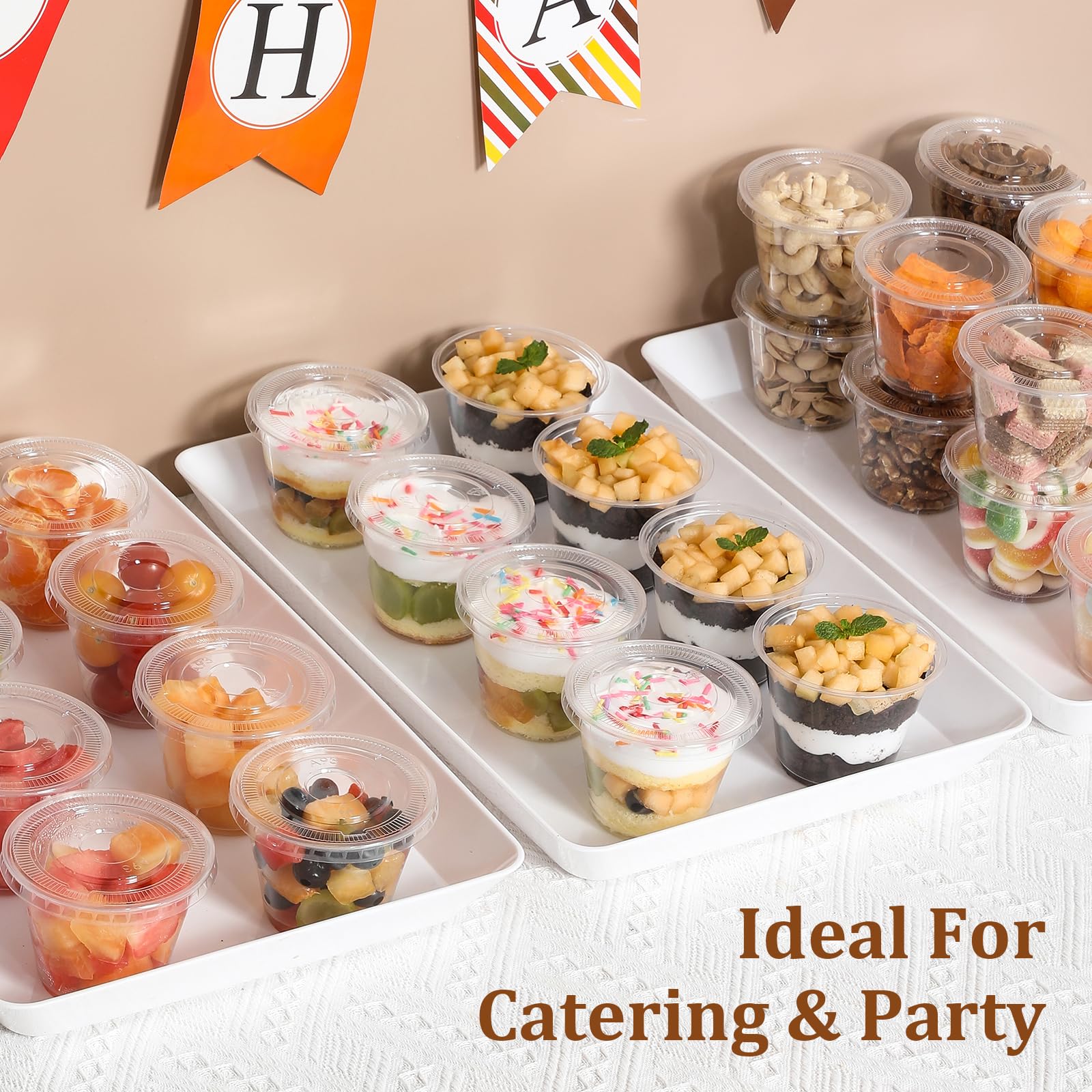 AOZITA cups packaged with lids for easy on-the-go serving.