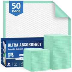 AOZITA underpads with ultra-absorbency protecting beds and furniture during spills