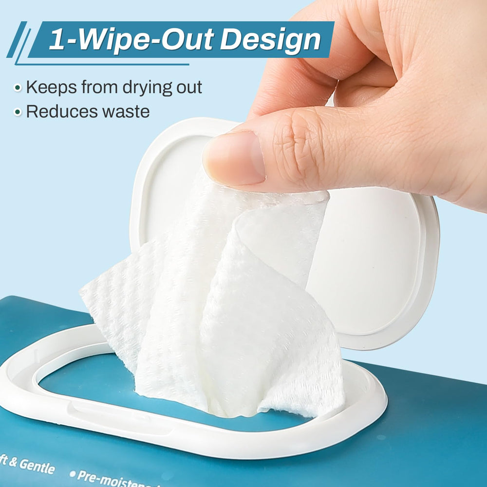 AOZITA One-wipe-out-dispense design keeps wipes fresh.
