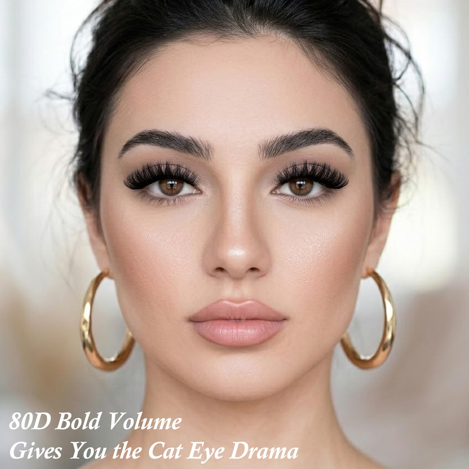 APCYUST Lashes cat-eye full strip outer lift for defined look