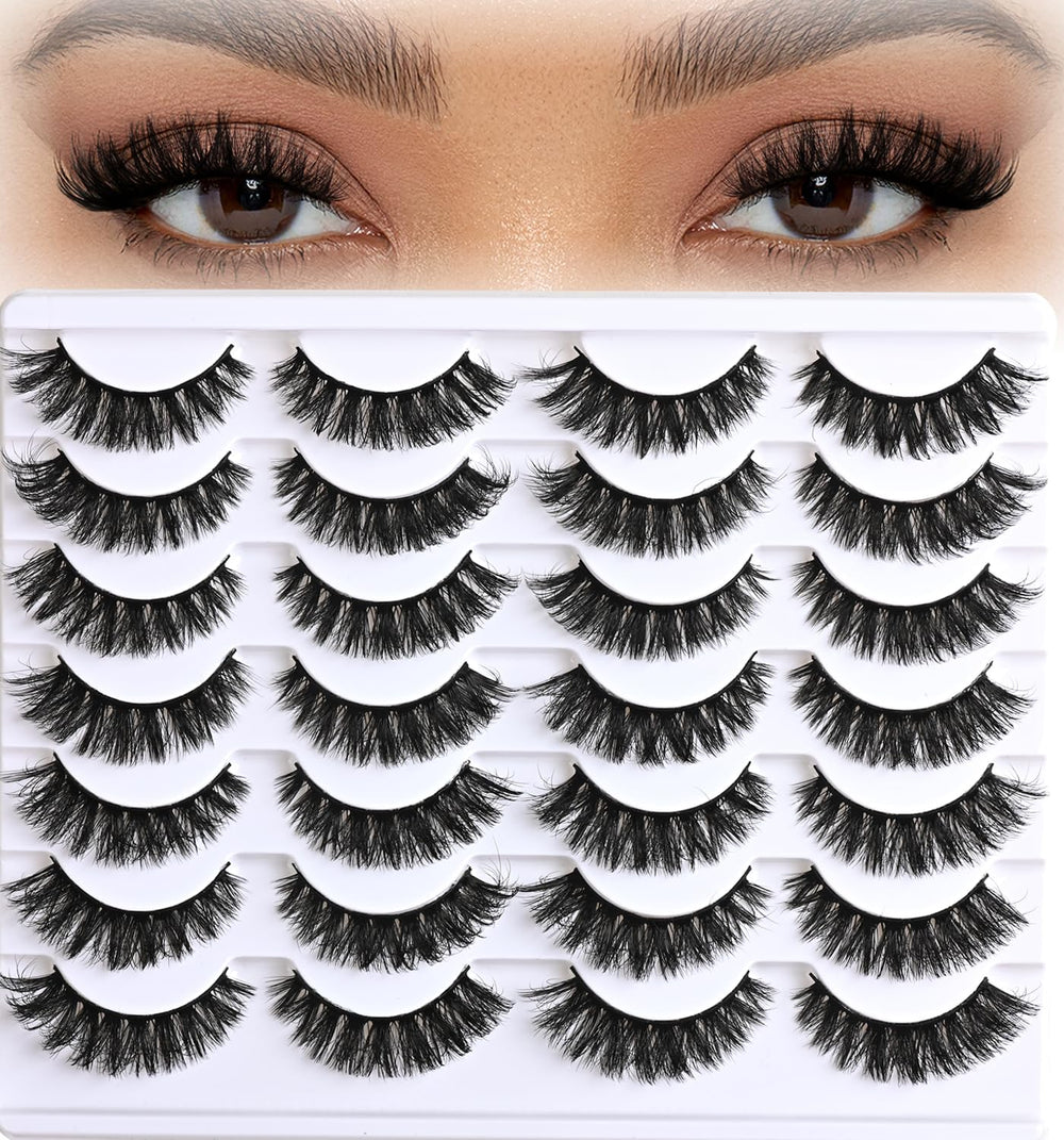 APCYUST mink lashes 14-pair cateye for subtle daily glamour and eye definition.