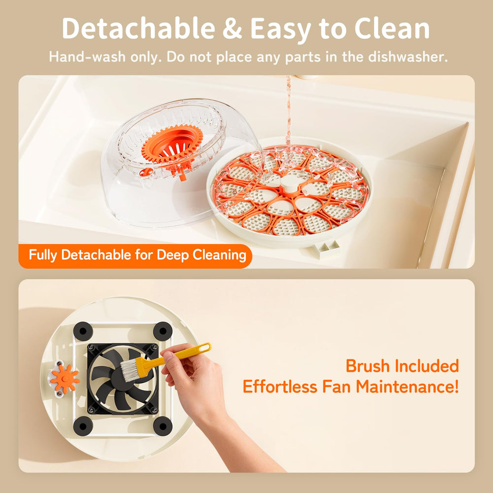 APDOE detachable parts simplify cleaning between uses