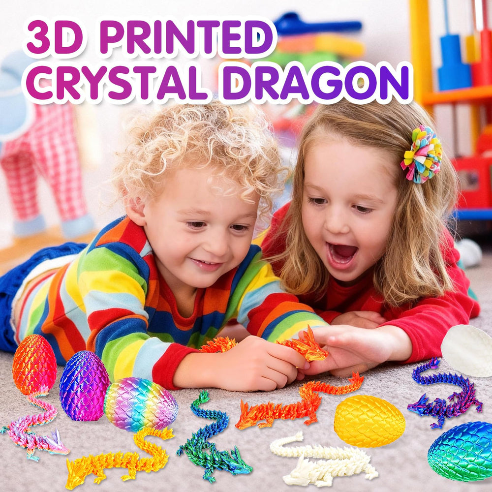 Apear1 Easter basket stuffer dragon eggs in vibrant colors.
