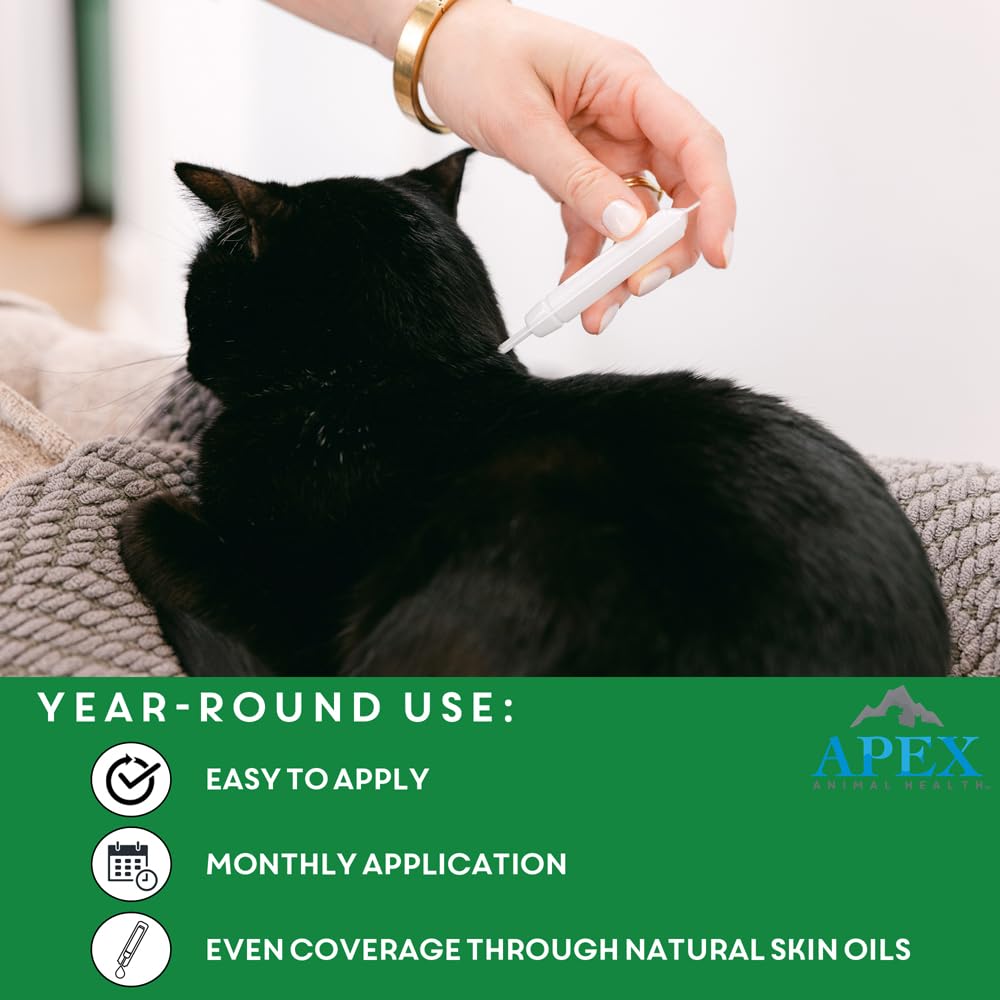 Cat after 24 hours of waterproof Apex Plus protection