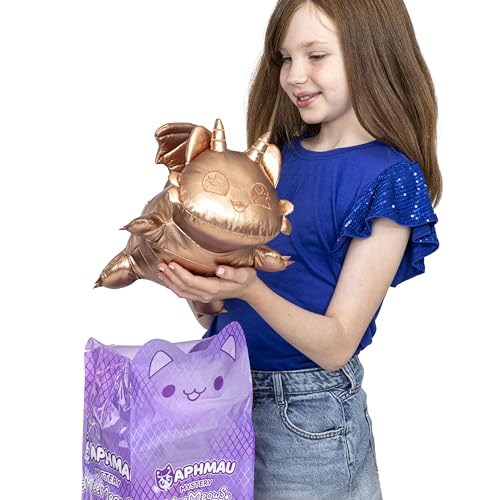 Aphmau MeeMeows amethyst dragon plush captures lavender tones for fan collections.