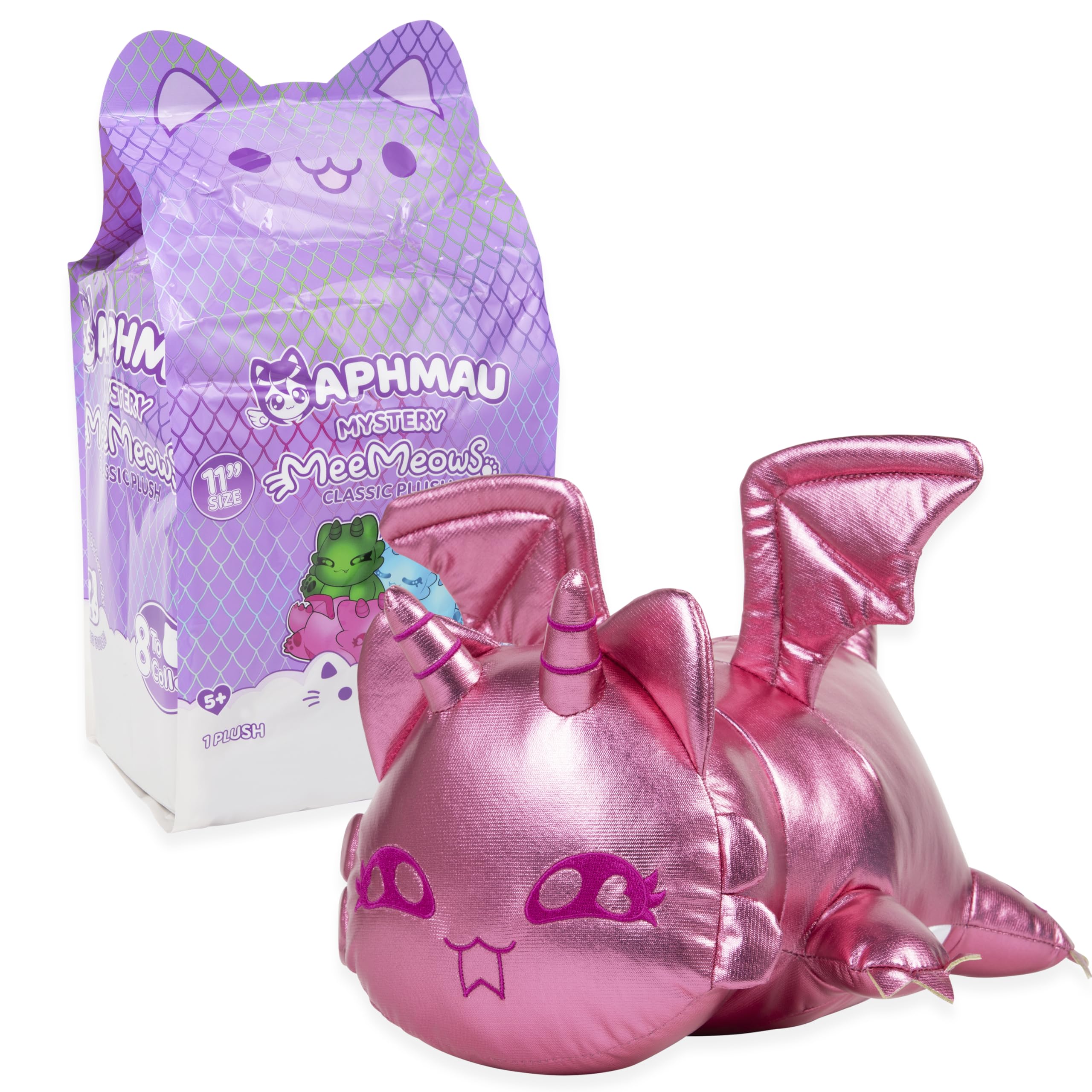 Aphmau MeeMeows dragon plush unboxing offers surprise appeal for fans.