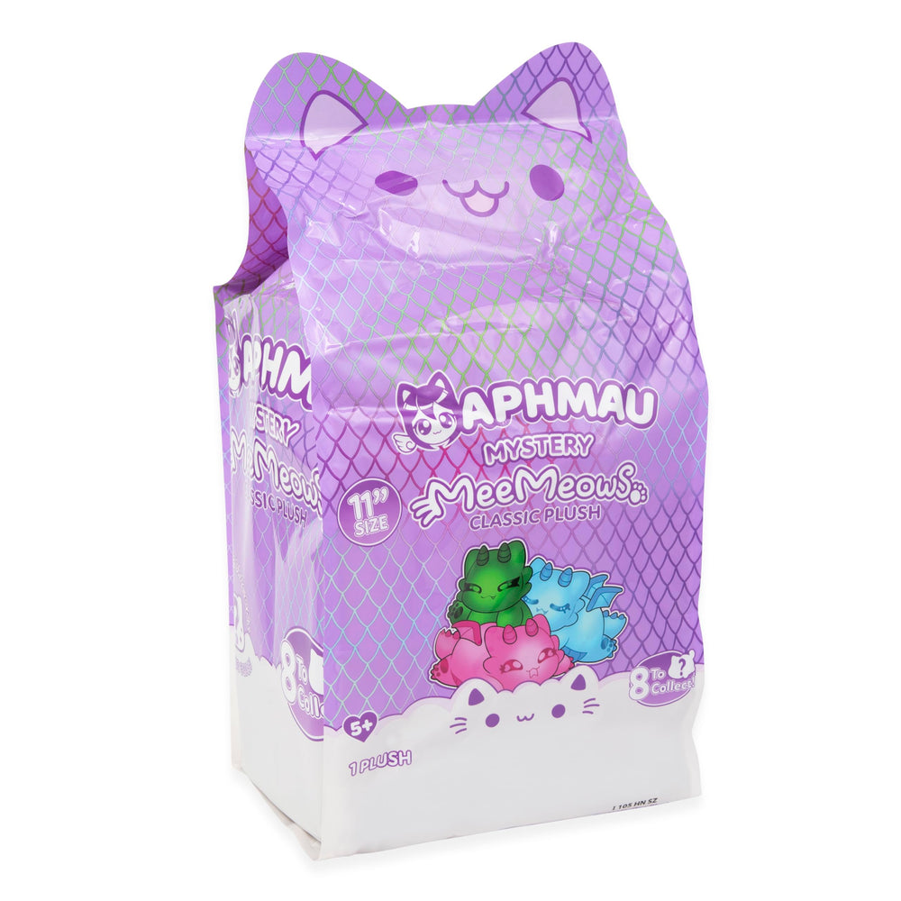 Aphmau MeeMeows rose quartz dragon plush features rosy hues ideal for gifting.