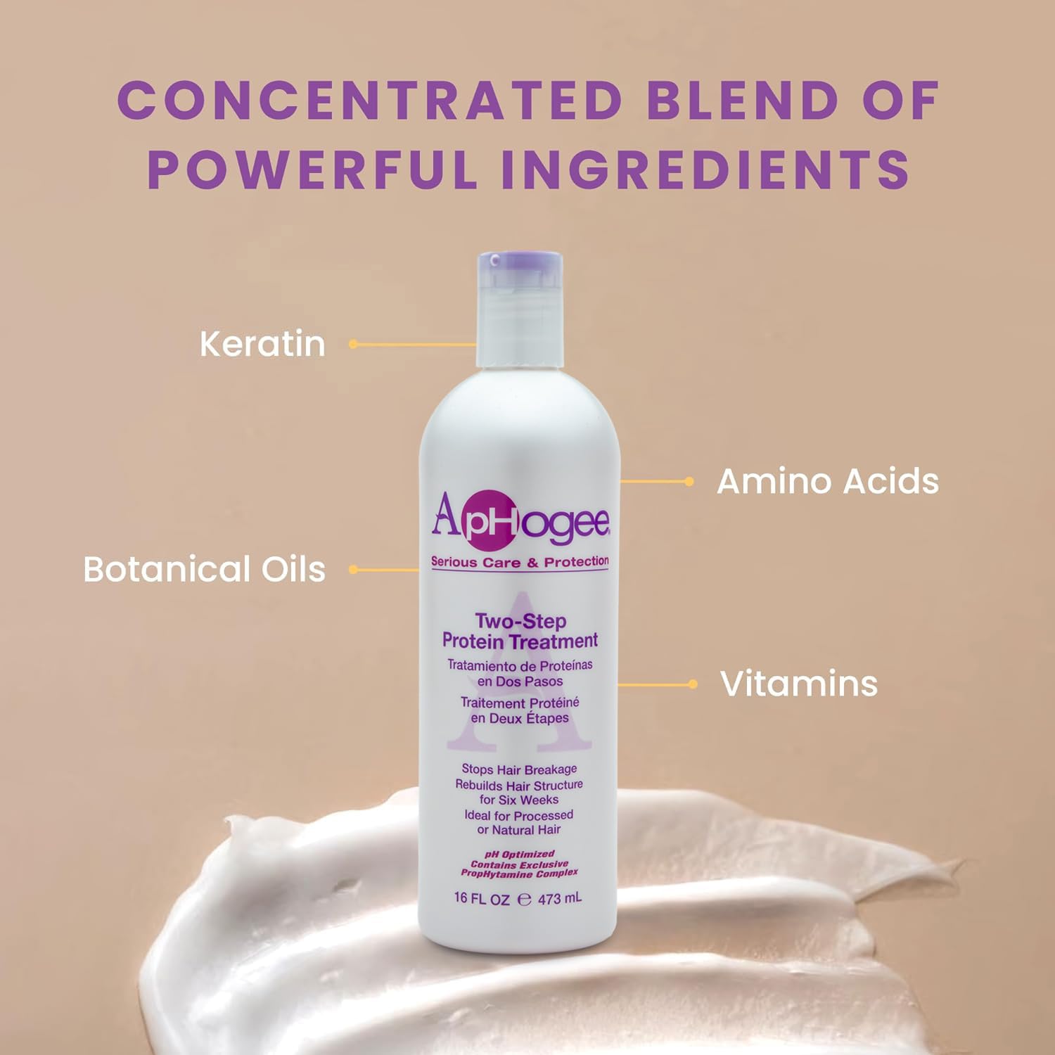 Aphogee protein bottle pour shot capturing smooth, precise pour action.