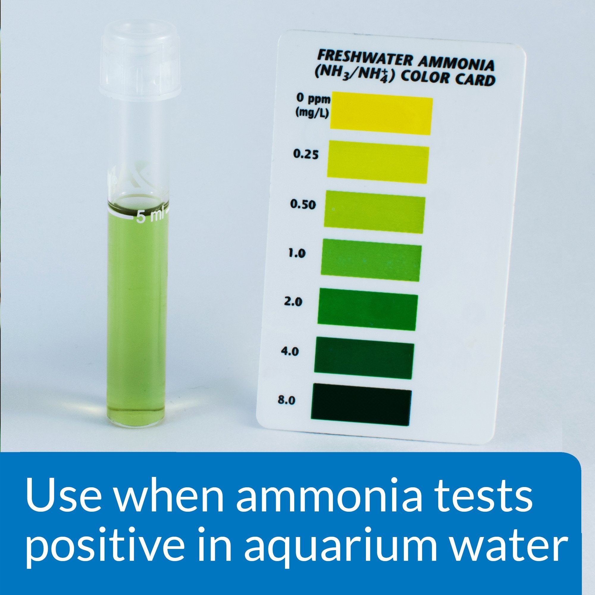 API AMMO-LOCK label closeup highlights dosage for freshwater and saltwater.