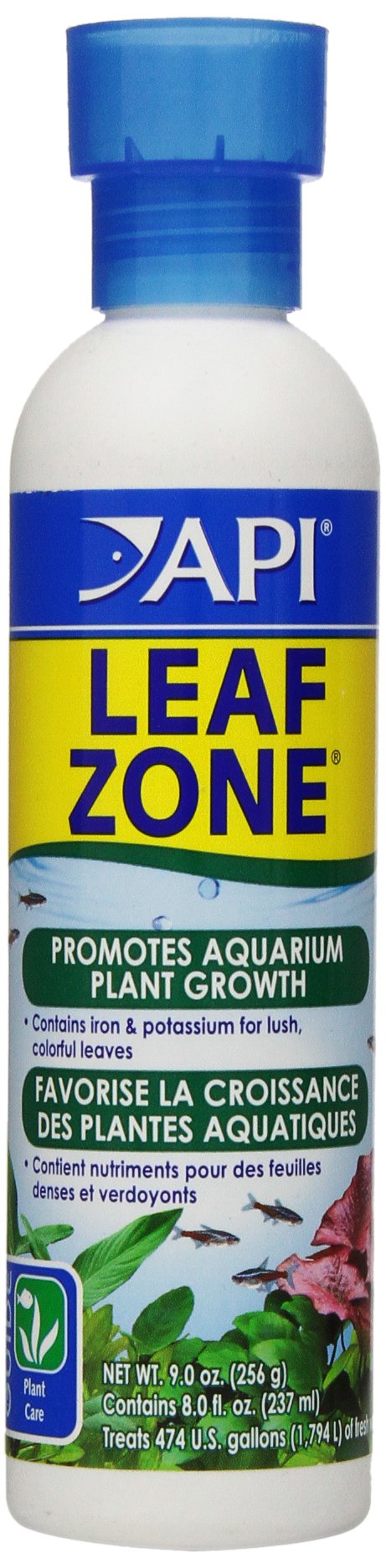 API Leaf Zone bottle front view for easy dosing in freshwater tanks